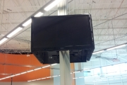 Call center in Gilbert. Monitors stationed for optimum viewing from anywhere on the floor.